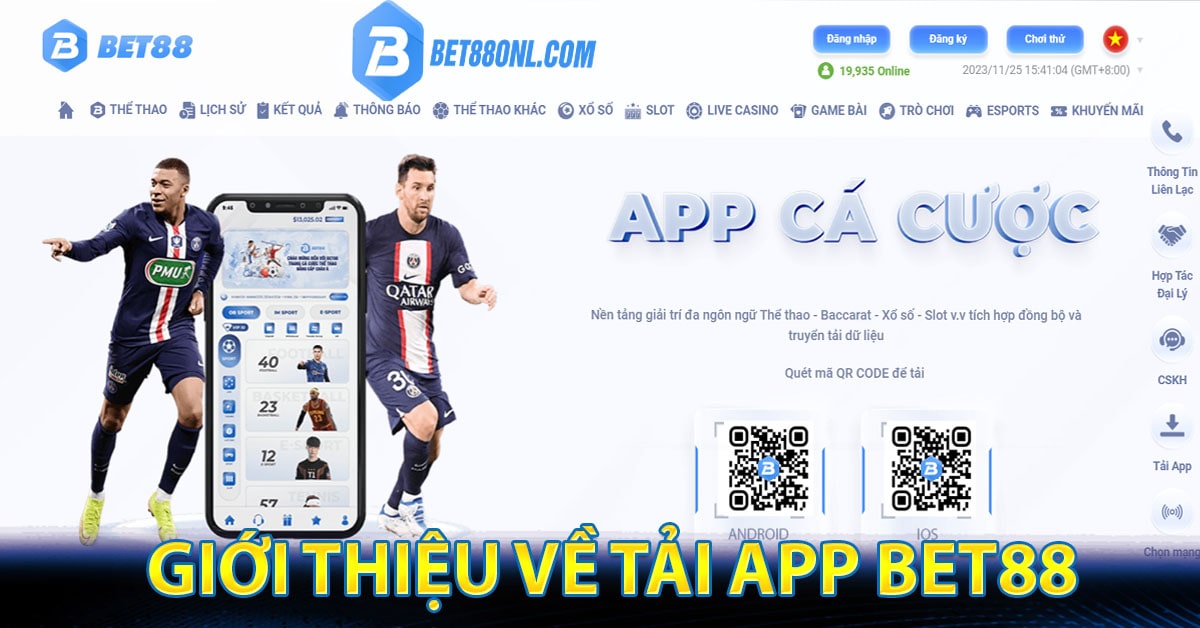 Giới thiệu về tải app Bet88